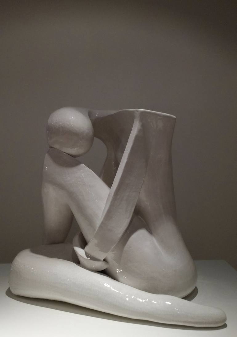 Original Nude Sculpture by Annick Ibsen