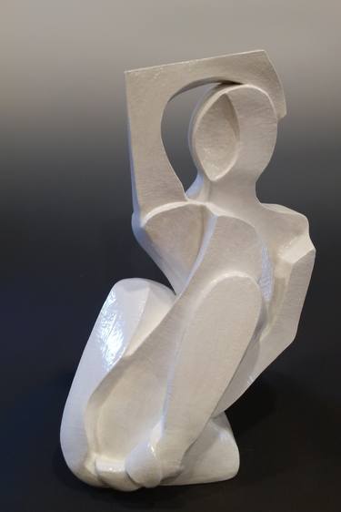 Original Figurative Nude Sculpture by Annick Ibsen