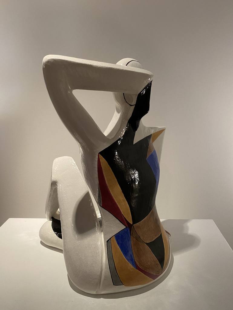 Original Abstract Nude Sculpture by Annick Ibsen