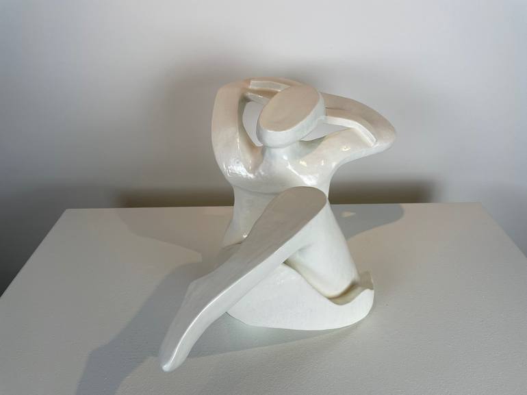 Original Figurative Nude Sculpture by Annick Ibsen