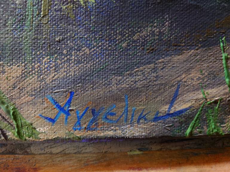Original Contemporary Boat Painting by Ageliki Alexandridou