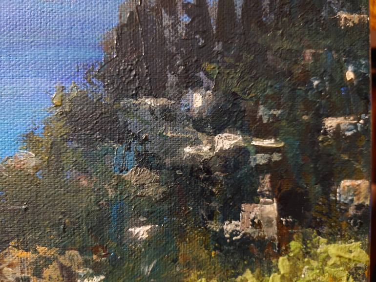 Original Contemporary Boat Painting by Ageliki Alexandridou