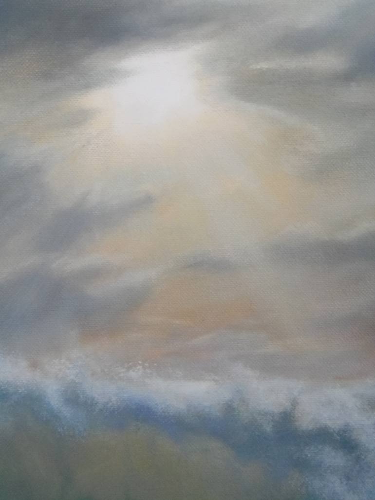 Original Fine Art Seascape Painting by Ageliki Alexandridou