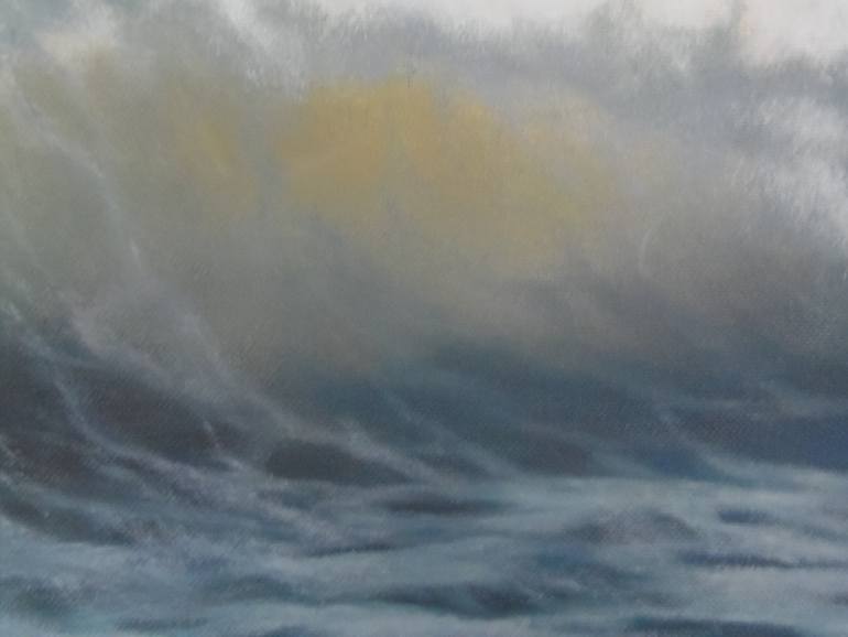 Original Fine Art Seascape Painting by Ageliki Alexandridou