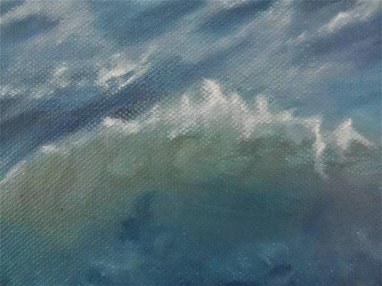 Original Fine Art Seascape Painting by Ageliki Alexandridou