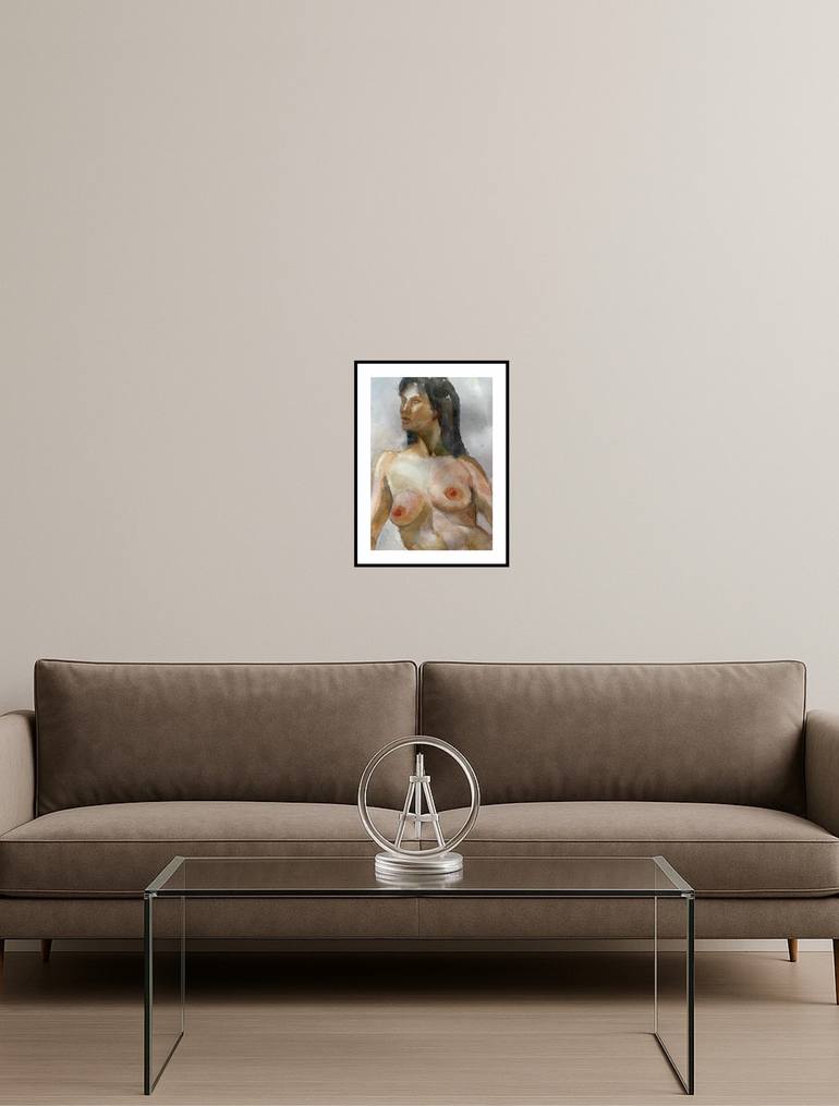 Original Contemporary Erotic Painting by Roman Sergienko