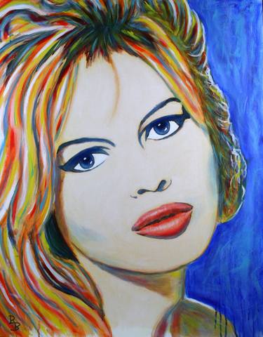 Brigitte Bardot Pop Art Portrait thumb