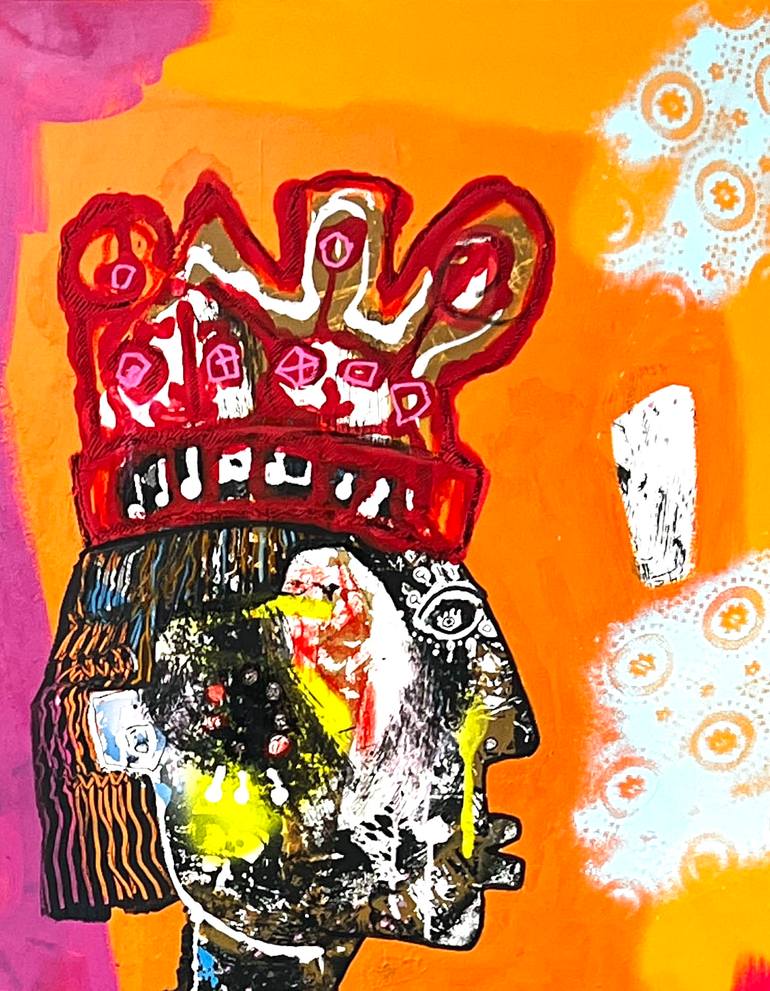 Original Expressionism Men Painting by Christian Dugardeyn