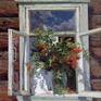 Window With Ashberry Painting By Diana Korobkina Saatchi Art