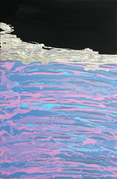 Print of Abstract Seascape Paintings by Caroline Vesey