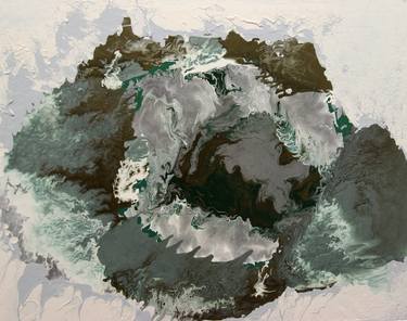 Print of Abstract Aerial Paintings by Caroline Vesey