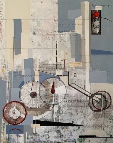 Print of Abstract Transportation Paintings by Alicia Savio