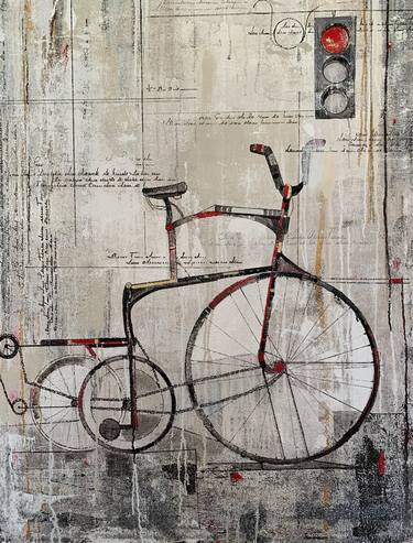 Print of Abstract Transportation Paintings by Alicia Savio