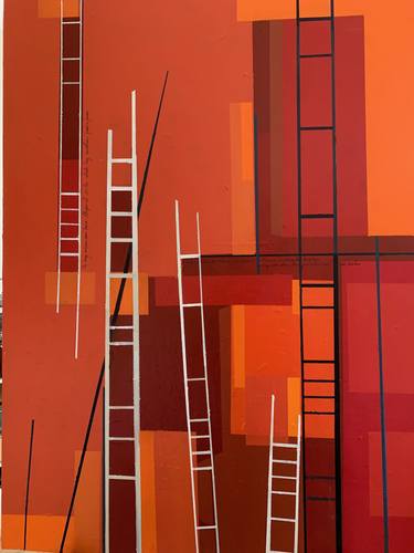 Original Conceptual Abstract Paintings by Alicia Savio