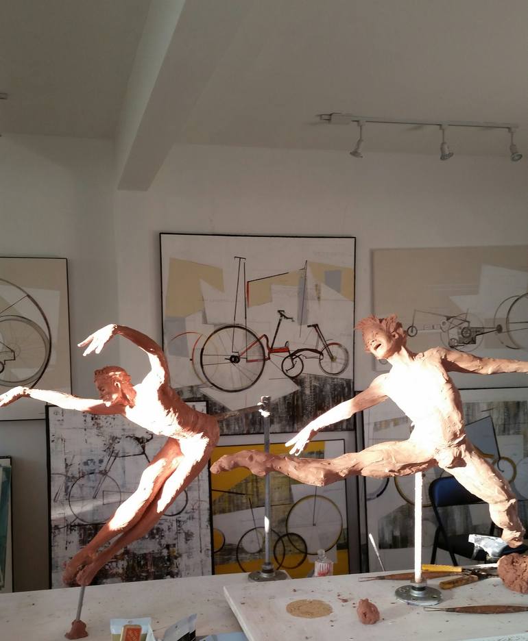 Original Figurative Performing Arts Sculpture by Alicia Savio