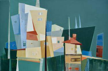 Print of Architecture Paintings by Alicia Savio