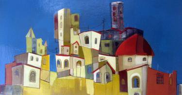 Original Architecture Paintings by Alicia Savio