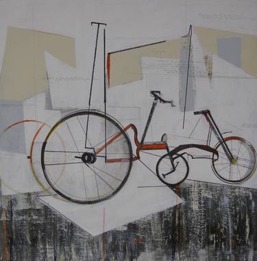 Print of Abstract Transportation Paintings by Alicia Savio