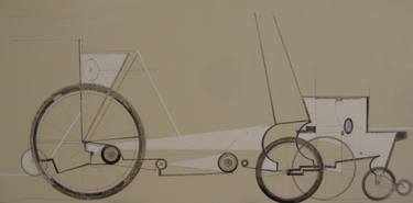 Print of Surrealism Bicycle Paintings by Alicia Savio