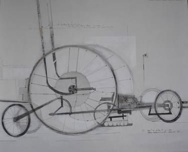 Original Abstract Bicycle Paintings by Alicia Savio