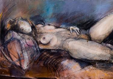 Original Figurative Nude Paintings by Alicia Savio