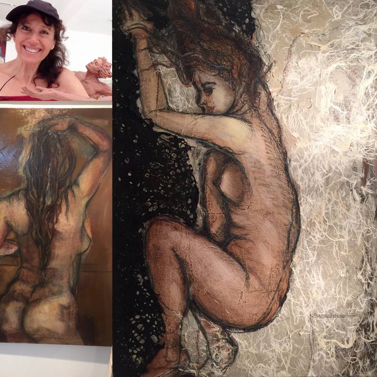 Original Nude Painting by Alicia Savio