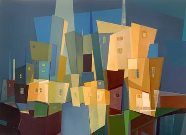 Original Architecture Paintings by Alicia Savio