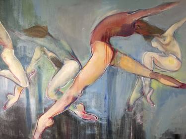 Original Abstract Performing Arts Paintings by Alicia Savio