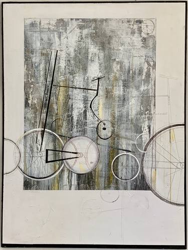 Original Abstract Transportation Paintings by Alicia Savio