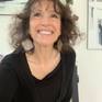 Contemporary latin-american-artist Alicia Savio in her art studio