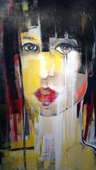 Original Abstract Women Paintings by Alicia Savio