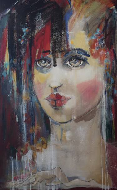 Original Abstract Women Paintings by Alicia Savio