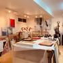 Contemporary latin american artist Alicia Savio showing her art studio