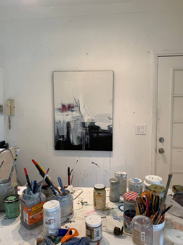 Original Conceptual Abstract Painting by Alicia Savio