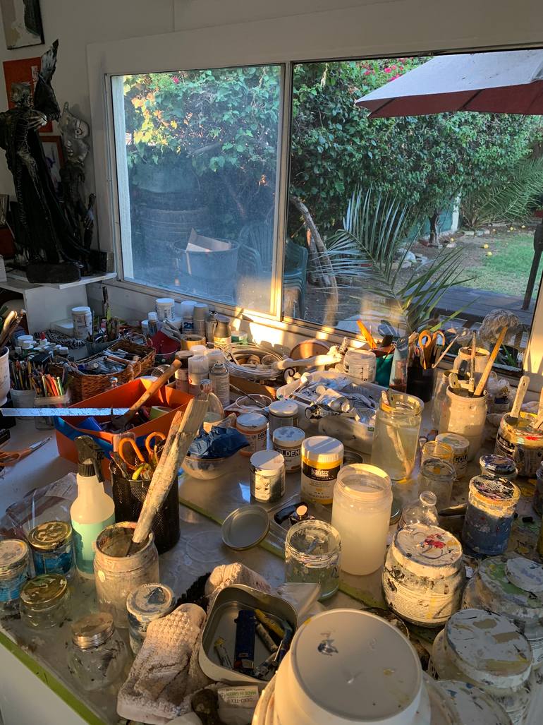 Original Conceptual Abstract Painting by Alicia Savio