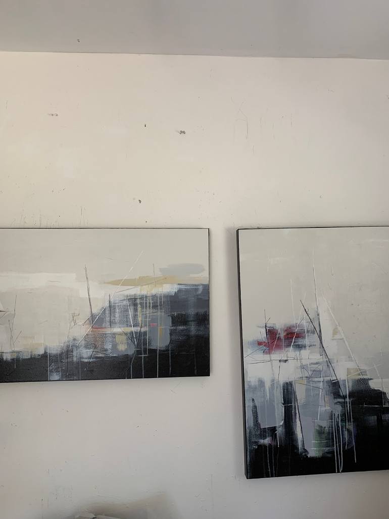 Original Conceptual Abstract Painting by Alicia Savio