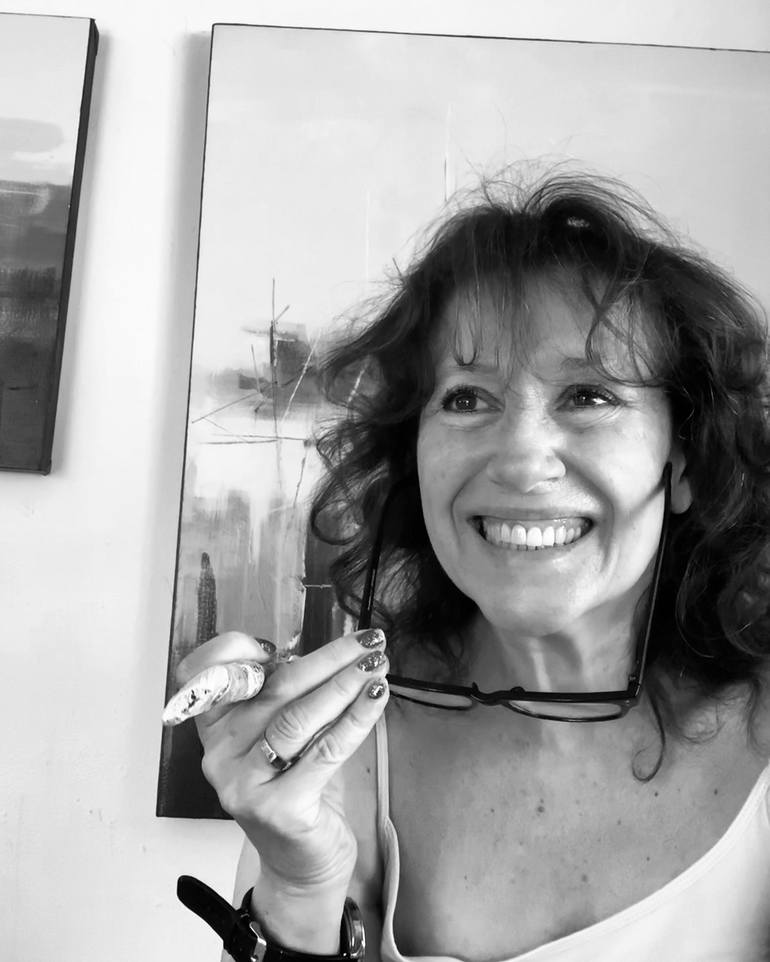 Original Conceptual Abstract Painting by Alicia Savio