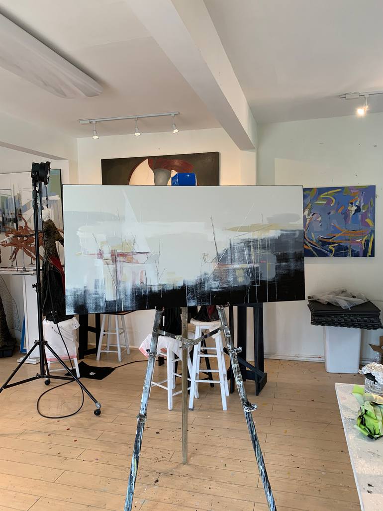 Original Conceptual Abstract Painting by Alicia Savio