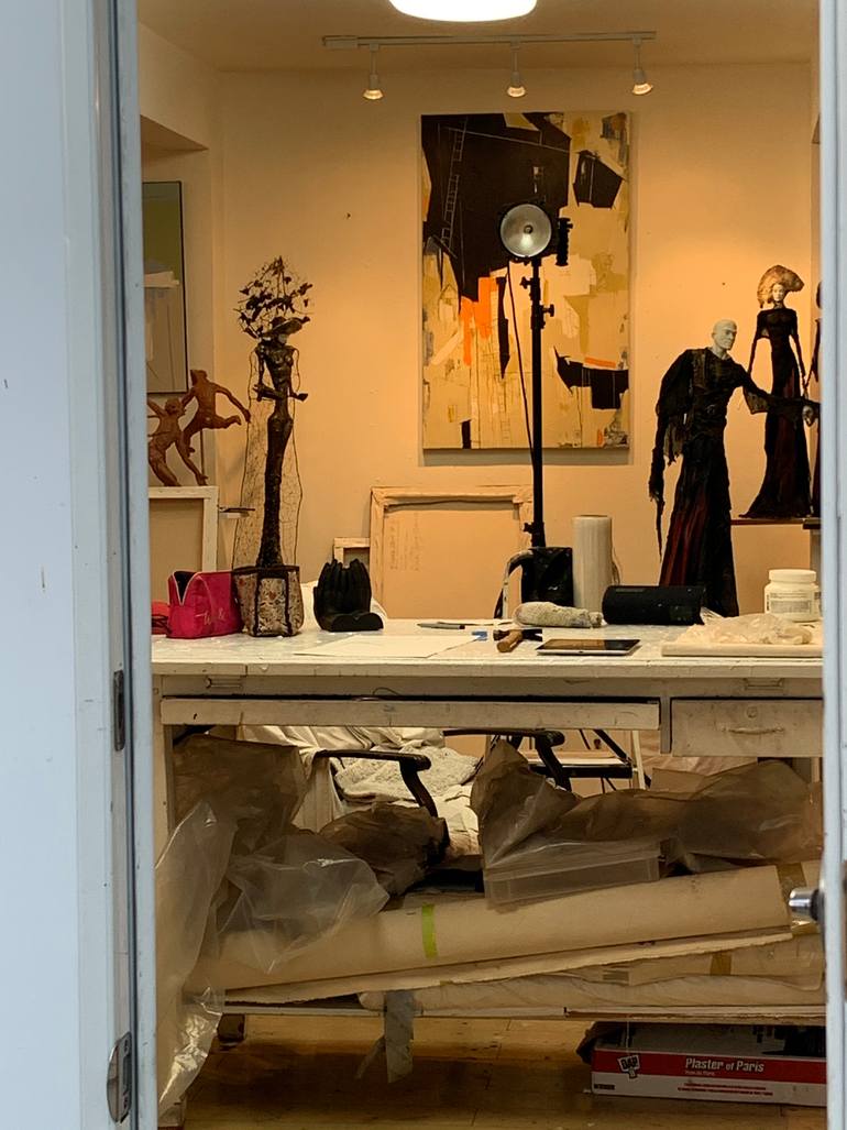 Original Conceptual Abstract Painting by Alicia Savio