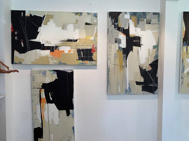 Original Conceptual Abstract Painting by Alicia Savio