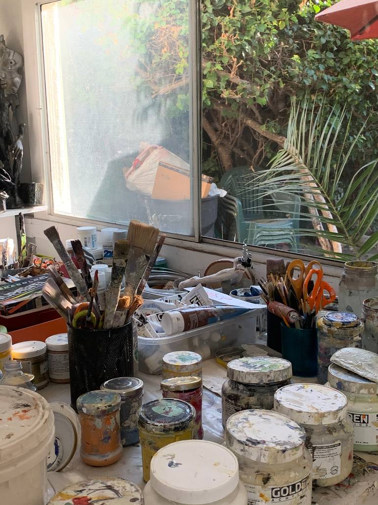 Original Conceptual Abstract Painting by Alicia Savio