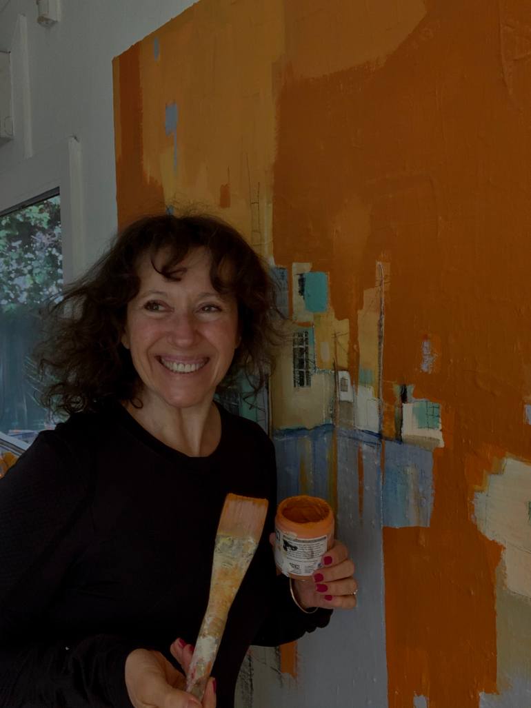 Original Conceptual Abstract Painting by Alicia Savio