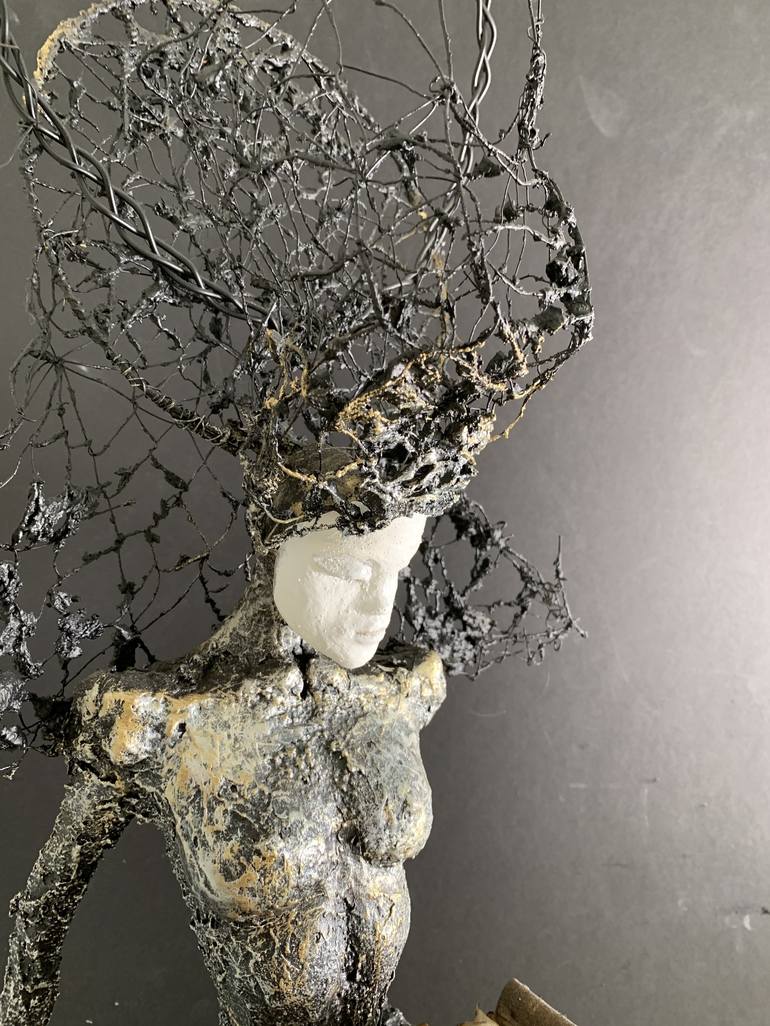 Original Fine Art Abstract Sculpture by Alicia Savio