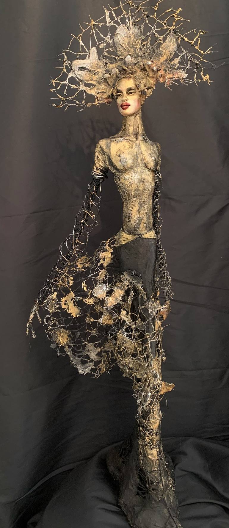 Original Abstract Body Sculpture by Alicia Savio
