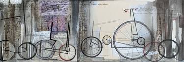 Print of Abstract Bicycle Paintings by Alicia Savio