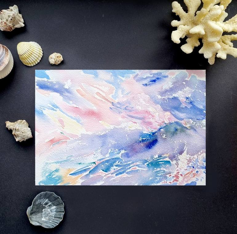 Original Impressionism Seascape Painting by Daria Galinski