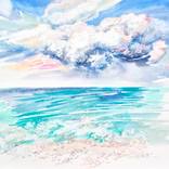 Clouds on the sea. Mediterranean Series #20 by Daria Galinski