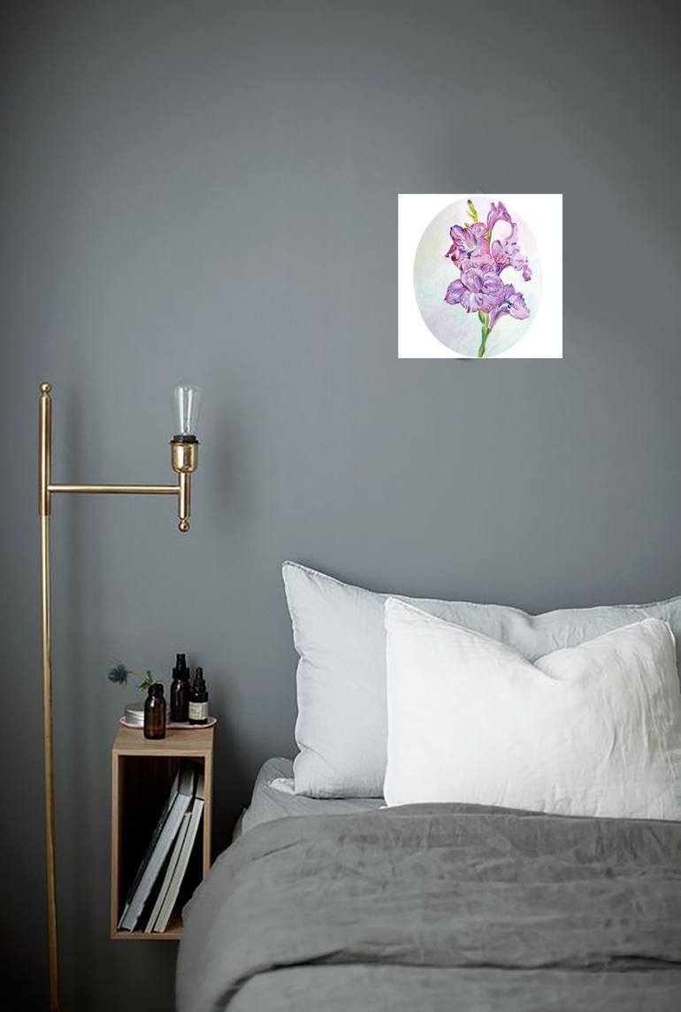 Original Impressionism Floral Painting by Daria Galinski