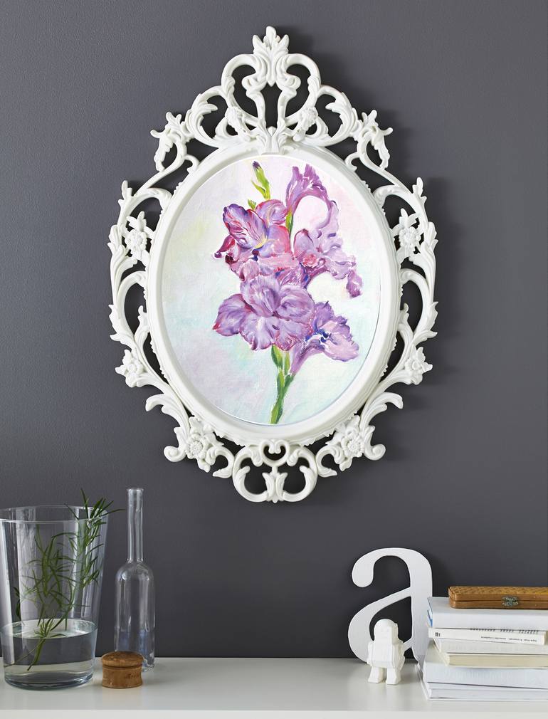 Original Impressionism Floral Painting by Daria Galinski