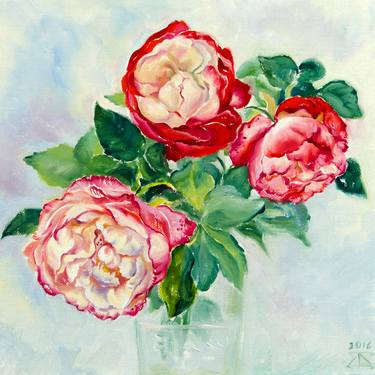 Print of Fine Art Floral Paintings by Daria Galinski